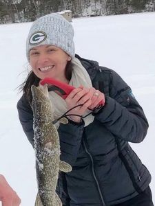 Brain tumor caregiver, Amanda takes time to fish and focus on self-care
