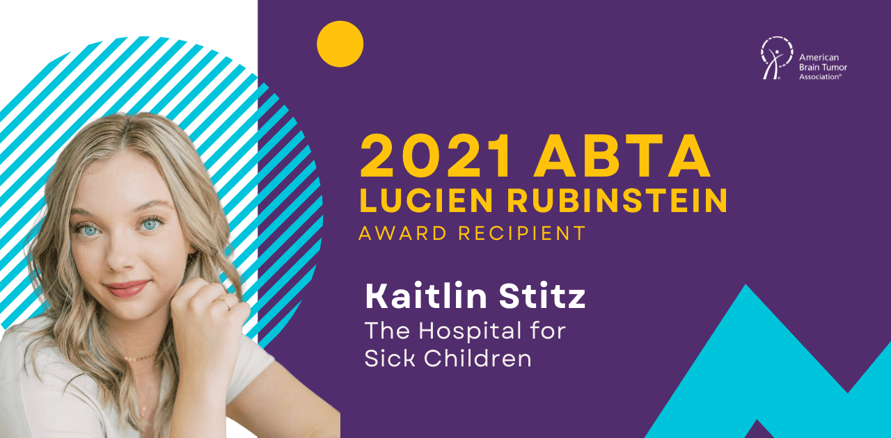 Kaitlin Stitz, 2021 Lucien Rubinstein Award Recipient