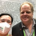 Jennifer Chang, PhD, and Mike Olin at the AACR 2022 Annual Meeting
